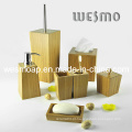 Conjunto de acessórios de banho de bambu Trapezoid (WBB0621A)